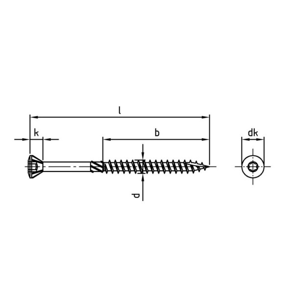 5.0X60 VIJAK ZA PODNICE TORX RF